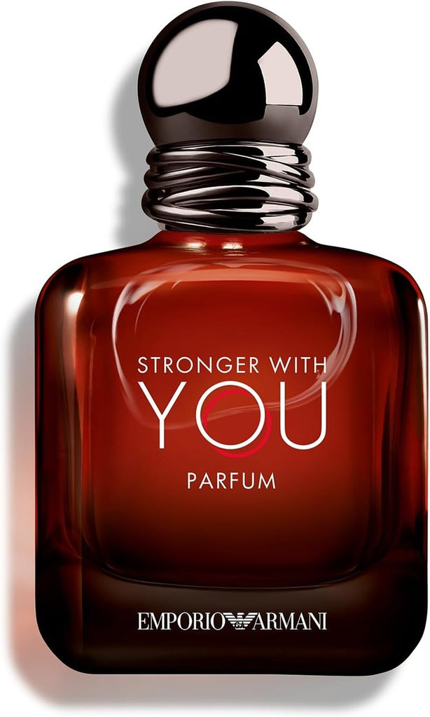Armani Beauty - Stronger With You - Perfume - Colonia para Hombre - Fragancia Ambar y Amadeirada - Notas de Ron, Bergamota, Lavanda, Cedro y Vainilla