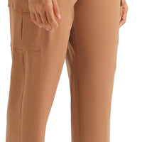 Women's Lightweight Cargo Capri Hiking Pants(Mocha Brown,L)