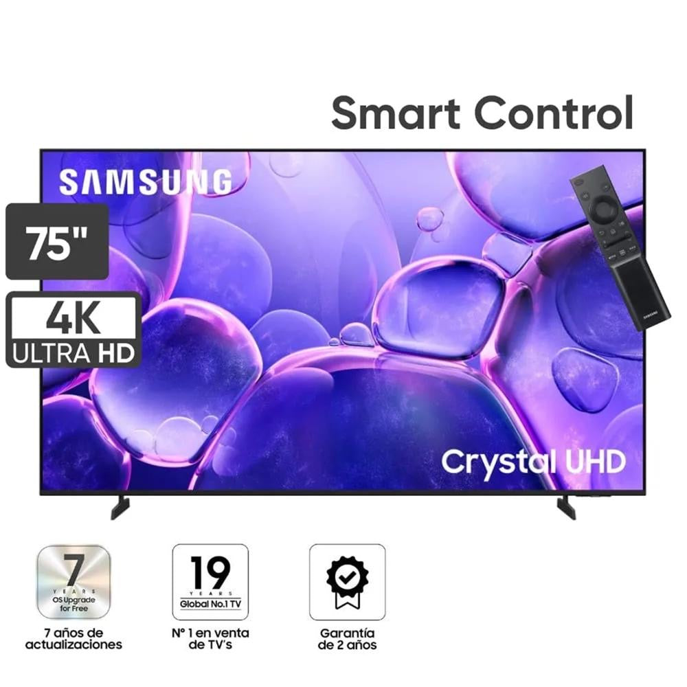 Televisor Samsung 75" Crystal UHD 4K Smart TV UN75U8000FG