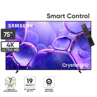 Televisor Samsung 75" Crystal UHD 4K Smart TV UN75U8000FG