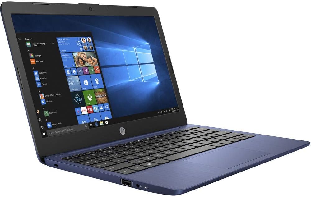 HP Stream 11.6-inch HD Laptop, Intel Celeron N4000, 4 GB RAM, 32 GB eMMC, Windows 10 Home in S Mode with Office 365 Pers