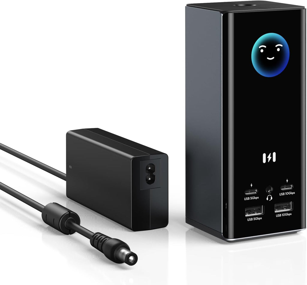 Smart Display Docking Station 3 Monitors,150W PD for Mac(Driver Required)