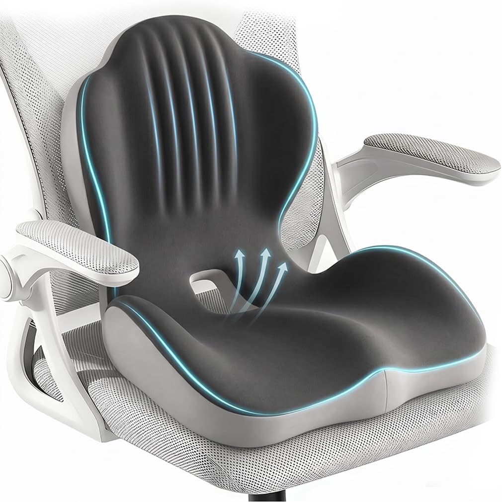 Saker Ergonomic Memory Foam Seat Cushion,Seat Cushion for Office Chair