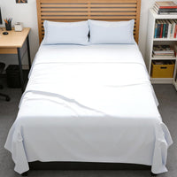 Full XL Sheets - 4 Piece Full XL Sheet Set - Breathable & Cooling - White