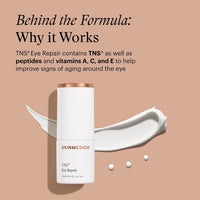SkinMedica TNS Eye Repair - Hydrating Under Eye Moisturizer - Helps Improve the Look of Dark Circles & Wrinkles - Peptide & Vitamin-Infused Formula for Smoother, Radiant Look (0.5 Oz)