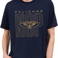 Junk Food NBA - New Orleans Pelicans City Mesh Adult SS T-Shirt Navy