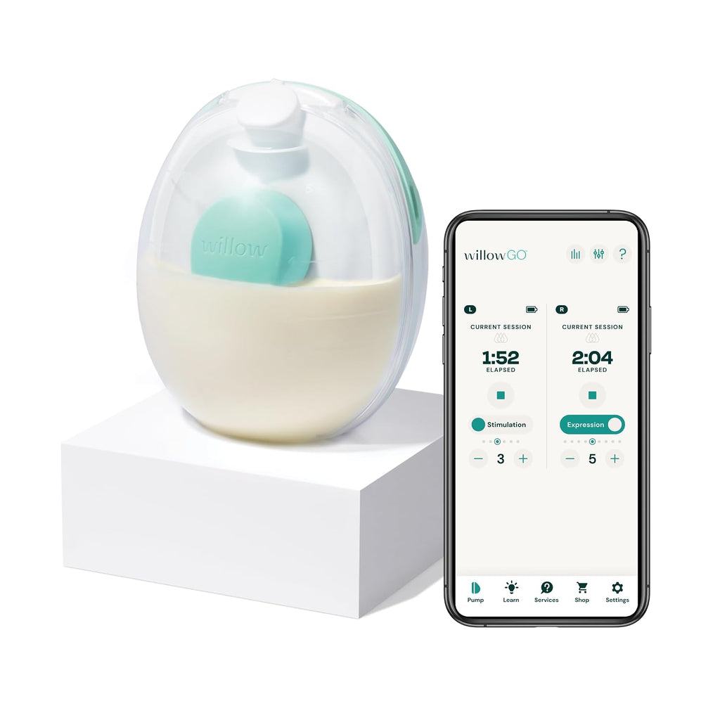 Willow Go Extractor de Leche Manos Libres con 15 Niveles y App