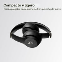 Beats Solo 4 - Negro mate — Audífonos inalámbricos Bluetooth on-ear, hasta 50h