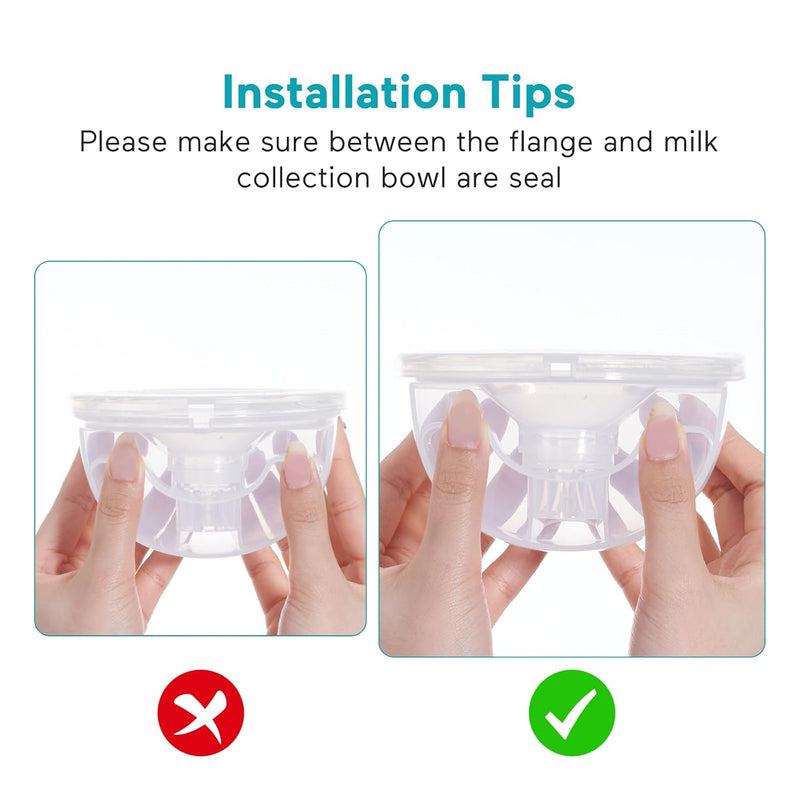 Paruu P16 Copa Recolectora de Repuesto 150 ml para Extractor de Leche