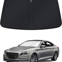 KUST Windshield Sun Shade for Hyundai Genesis 2015-2016 & Genesis G80 2017-2020 Window Accessories Shade Sun Visor Folda