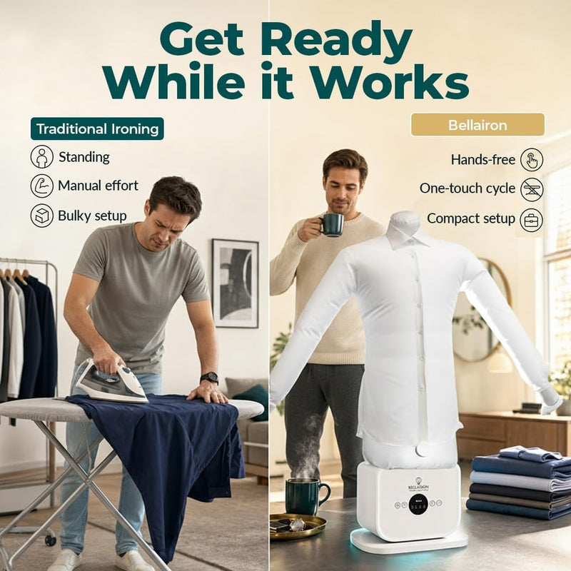 BELLAIRON La máquina de planchar automática original para ropa