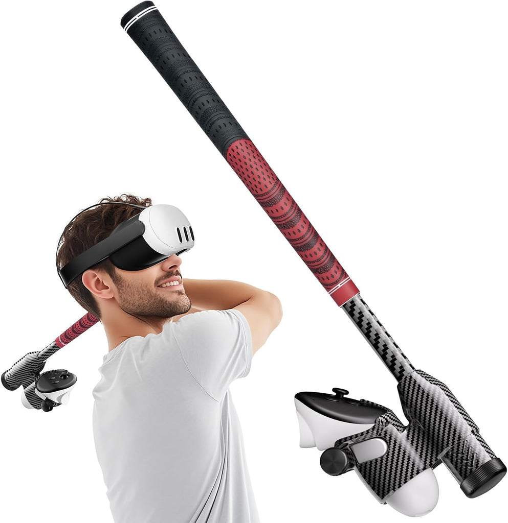 VR Golf Club Attachment for Quest 3/3S ONLY for Right Controller,17.5 Inch