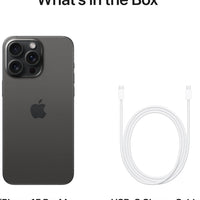 Renewed Apple iPhone (Renewed Premium) 15 Pro Max, 256GB, Black Titanium - Unlocked