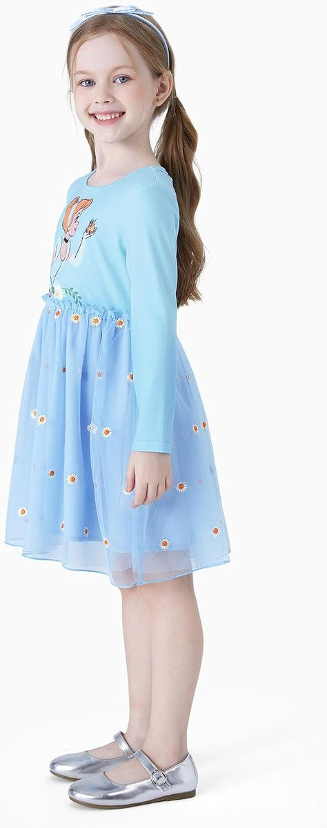 Disney Girls' Tulle Tutu Dress Birthday Party Outfit Toddler to Big Kid