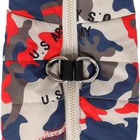 MaruPet Winter Dog Vest - Warm, Waterproof & Windproof Coat for Small & Medium Dogs - Camouflage-1 XX-Small