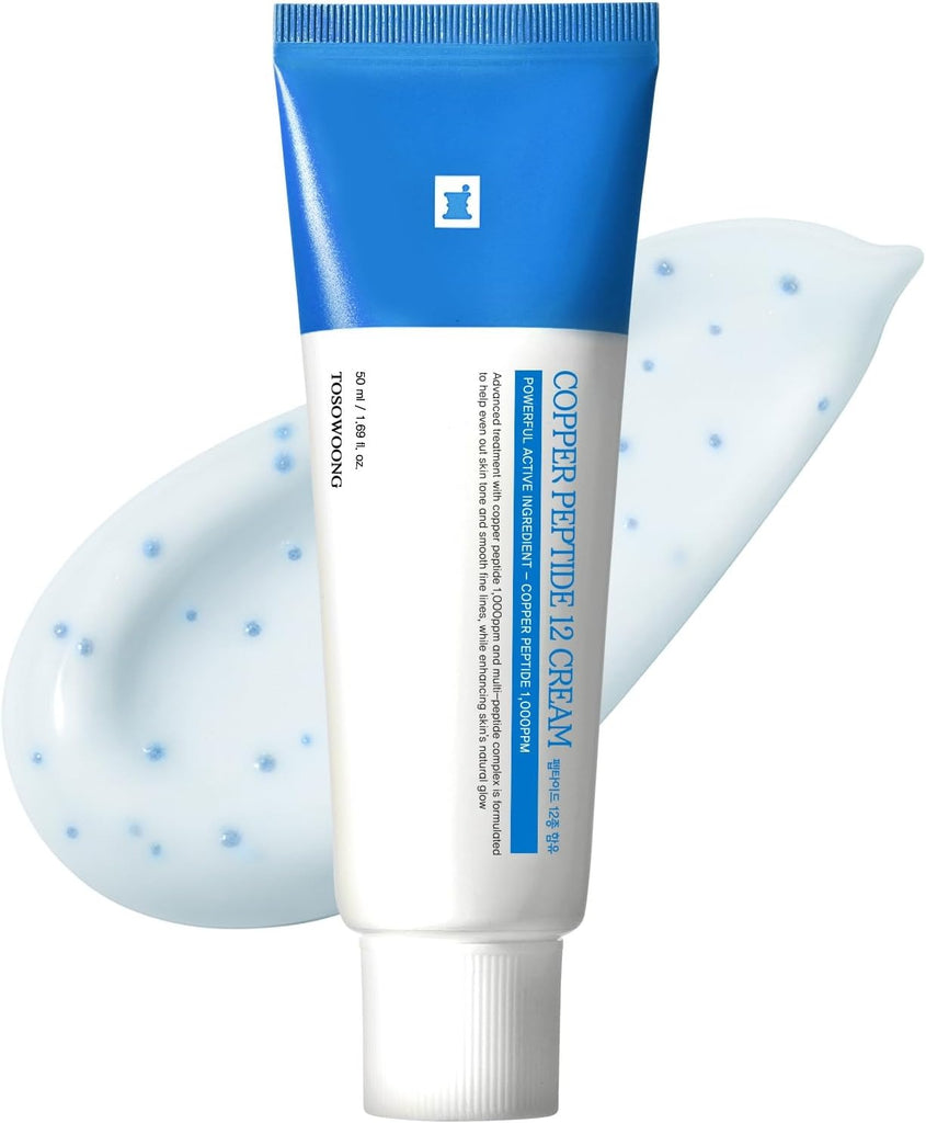 ✨ Reafirma y recupera la juventud de tu piel con TOSOWOONG Copper Peptide 12 Cream