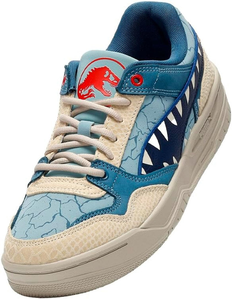 PUMA Mens X Jurassic World Rebound Retro Lace Up Sneakers Shoes Casual - Blue