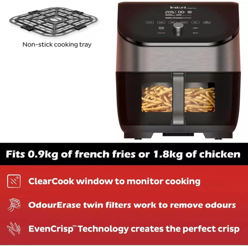 Oferta prime, Instant Pot 6QT VORTEX Plus Air Fryer, 6-in-1, Air Fry