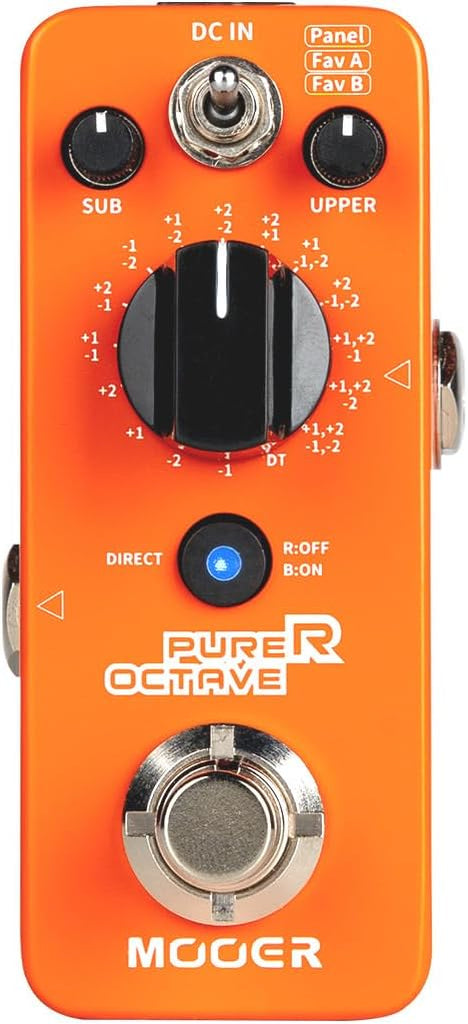 MOOER Micro Seires Overdrive, Boost, Delay, Noise Gate, Flanger (Purer Octave)