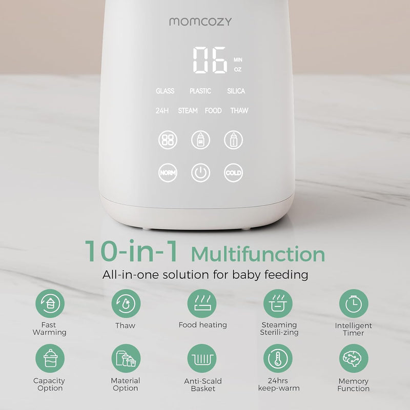 Momcozy Calientabiberones de Calentado Rápido Universal