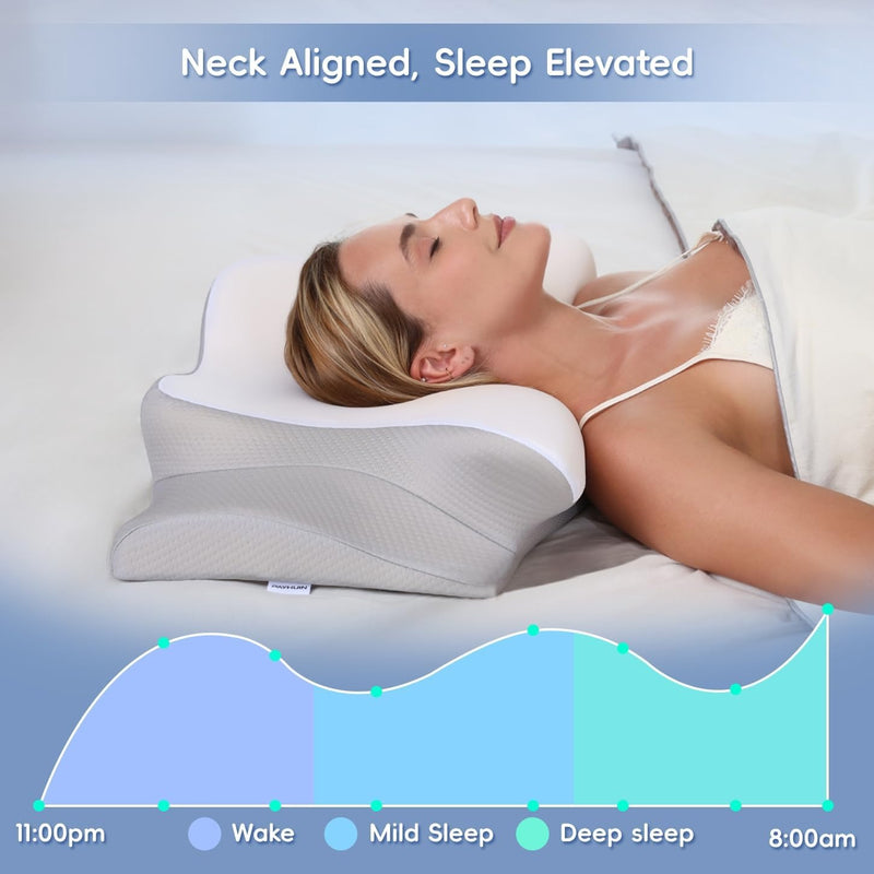 Missleep Cervical Neck Pillow,Memory Foam Pillows