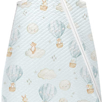 Hot Air Balloon Rabbits Mouse Baby Wearable Blanket,Zipper Swaddle Transition Sleeping Bag for Infant,Baby Sleep Suit fo