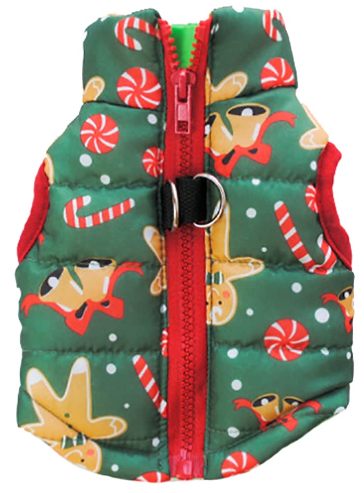 MaruPet Winter Waterproof Windproof Dog Vest Coat Warm Dog Vest for Cold Weather Dog Jacket for Small Medium Dogs (Not S