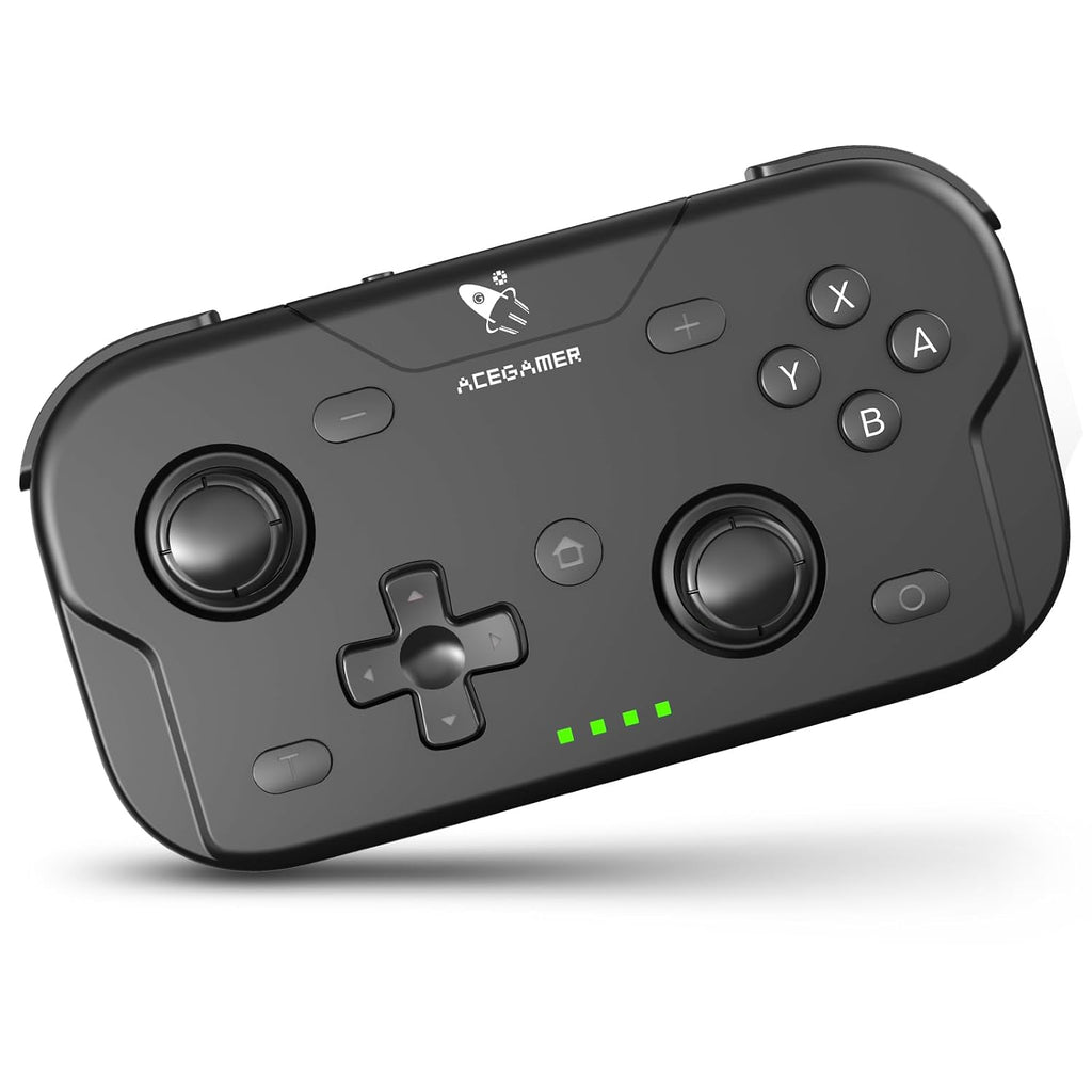 AceGamer Wireless Pocket Controller for Nintendo Switch/Switch 2/Android/iOS/PC/Steam Deck/Phone,1000Hz Polling Rate, Bl