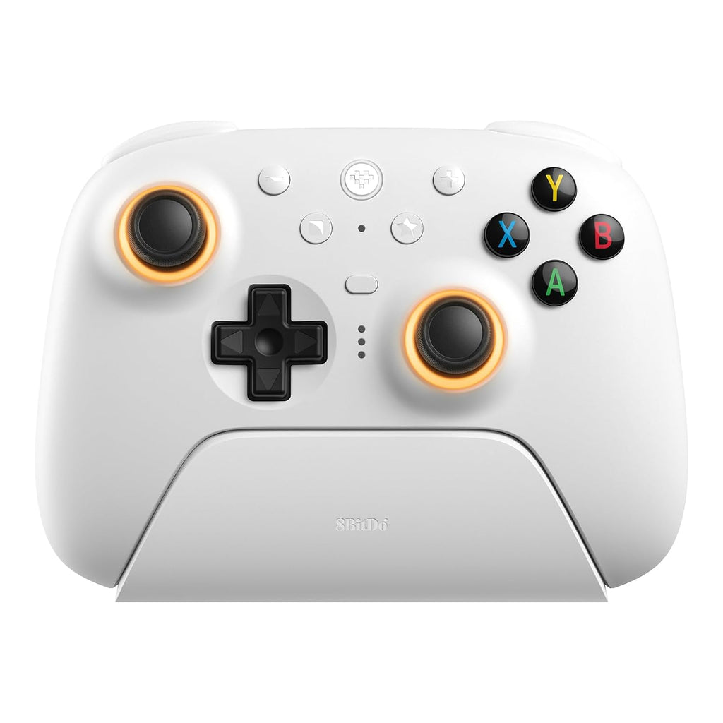 8Bitdo Ultimate 2 Wireless Controller for PC, Apple, Steam & Android, White