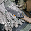 Gerber Gear StrongArm - Fixed-Blade Camping & Hunting Knife with Striking Pommel & Sheath - Premium Survival Gear - Black, Plain Edge