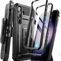 SUPCASE for Galaxy S24 Plus Case with Built-in Screen Protector, Black