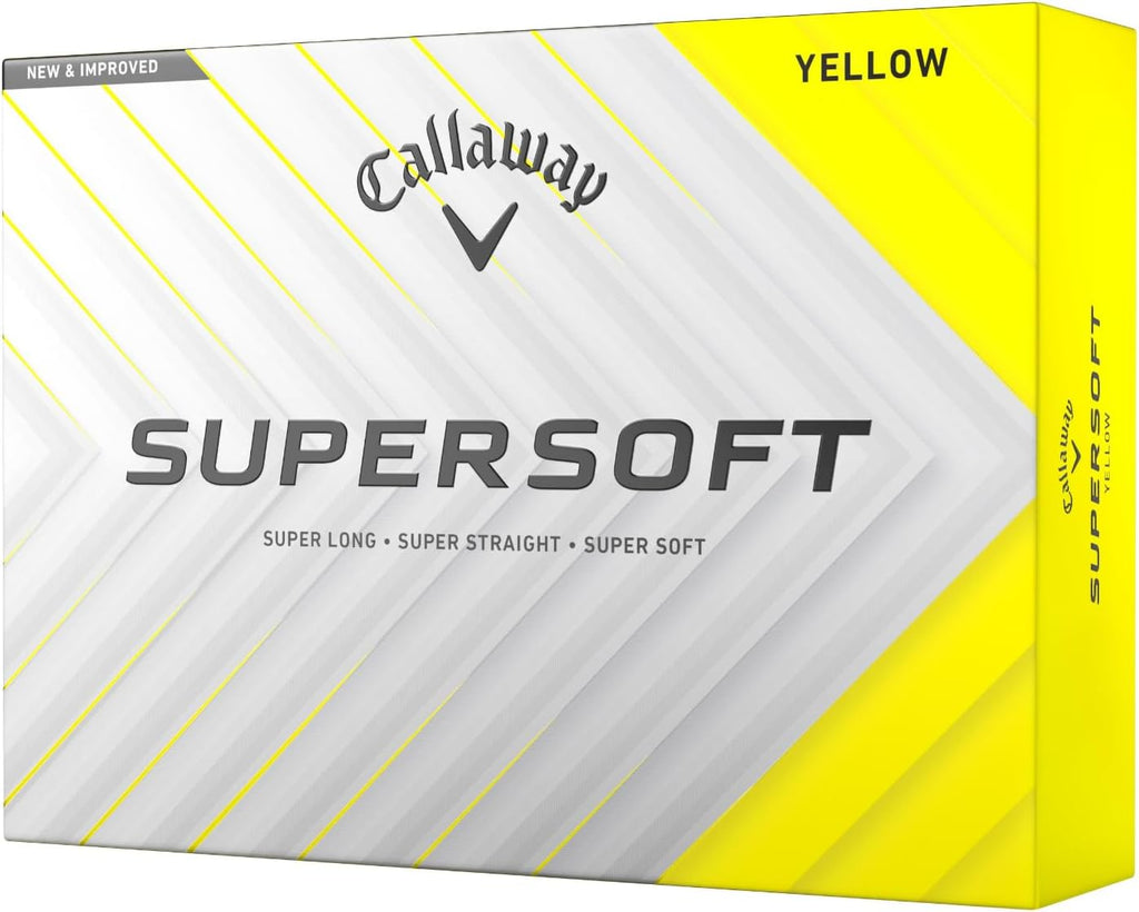 Callaway Golf Supersoft Golf Balls (2025, Yellow)