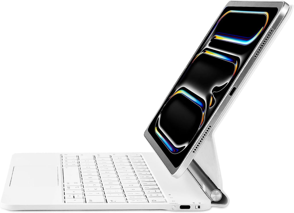 Funda con Teclado Magnético mobee para iPad Pro 11" (M4/M5) - Blanco