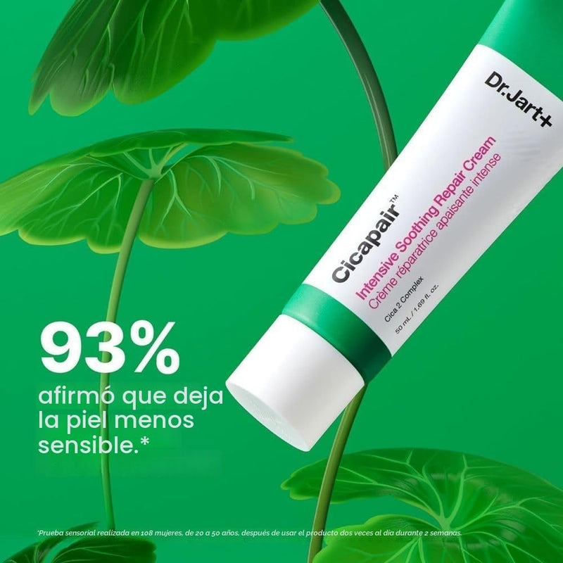 Dr.Jart+ Cicapair Sensitive Skin Korean Face Moisturizer for Redness and Barrier Repair with Centella Asiatica