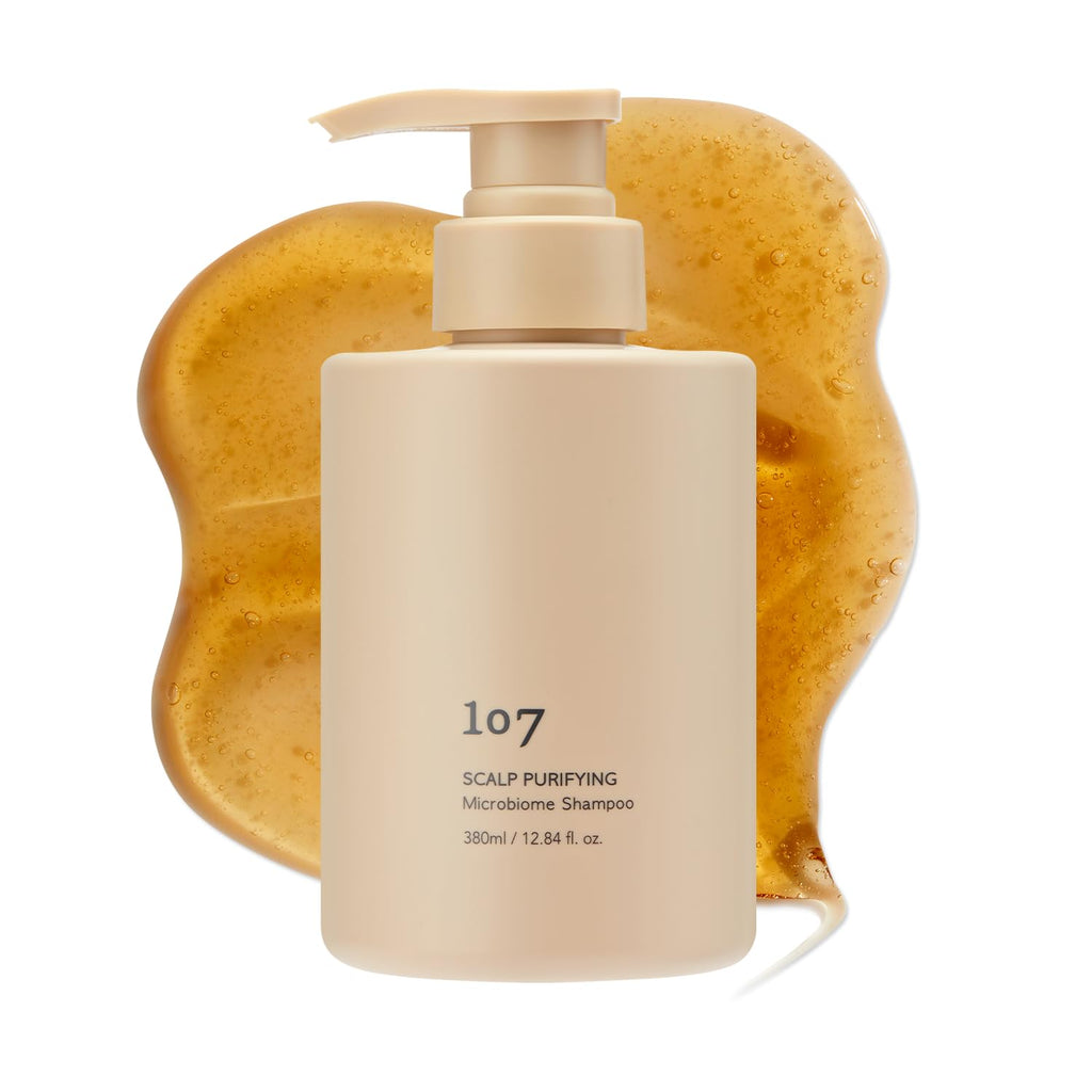107 Clarifying Shampoo - Purifying Shampoo for Build Up, Dirt, Oil, Itchy, Dry Scalp – Fermented Vinegar & Ginseng for R