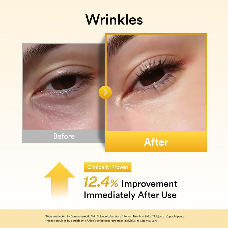 Abib Parches de colágeno para debajo de los ojos de rosa de Jericó en gel 60 parches, parches coreanos para debajo de los ojos para ojos hinchados y ojeras, antiarrugas, colágeno, cafeína, niacinamida