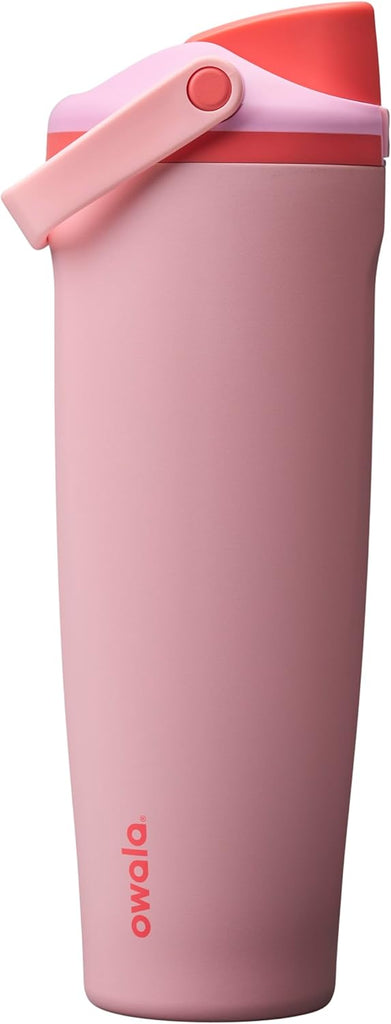 Owala FreeSip Sway Stainless Steel Water Bottle 40 oz Angel Food Cake
