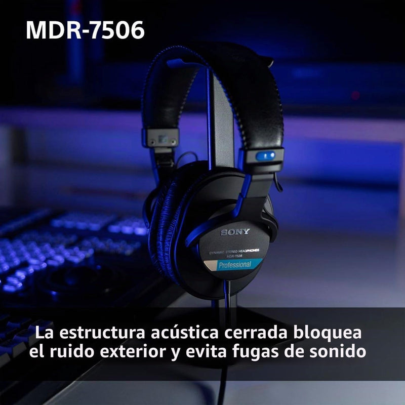 🎧✨ Escucha cada detalle como un profesional con Sony MDR-7506