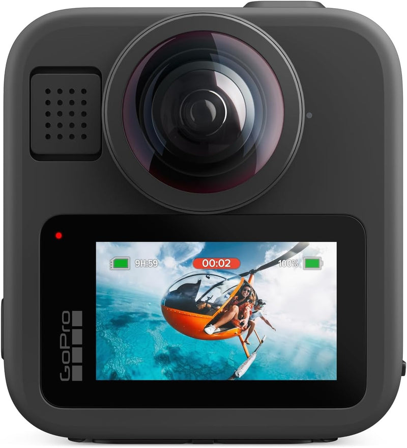 GoPro MAX2 + Accessory Bundle - Includes 4ft (1.2m) Extension Pole, 2 1960mAh Enduro Batteries, 64GB SanDisk microSD Card
