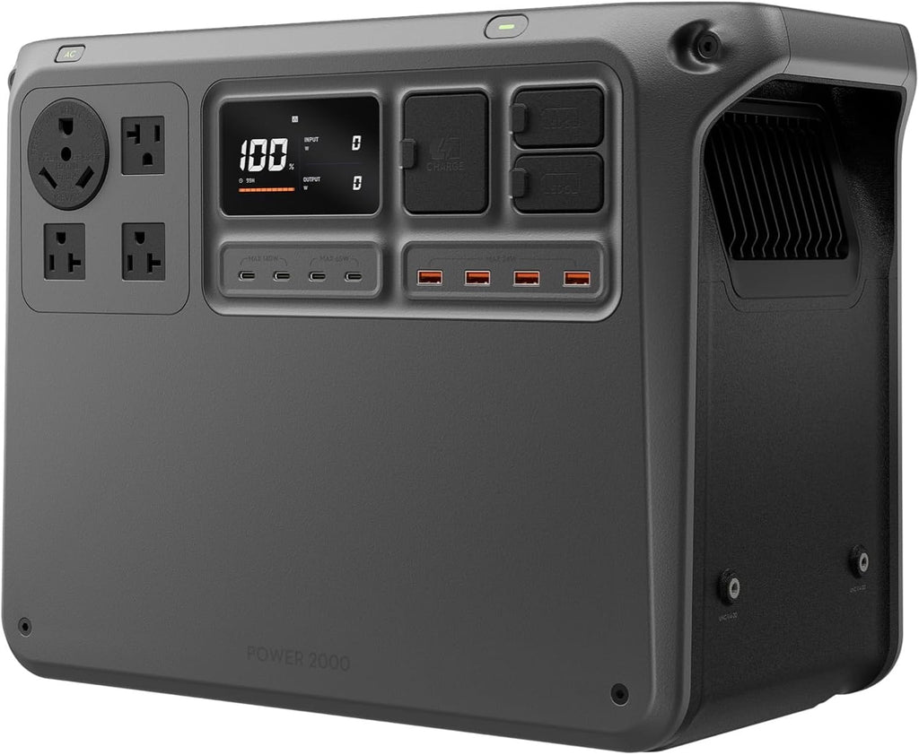 DJI Power 2000 Portable Power Station, 2048Wh LFP Battery