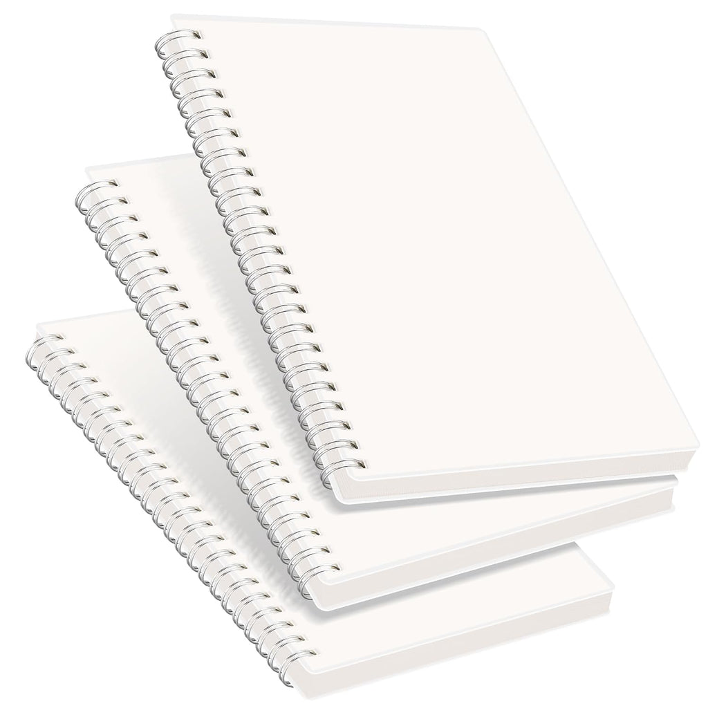 RETTACY Blank Journal Notebook, 160 Pages per Pack, A5 Size (5.7'' × 8.3'')