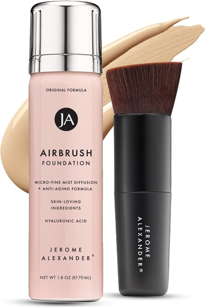 Jerome Alexander Magic Minerals Airbrush Foundation 2pc Set - Light Medium