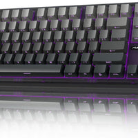 AULA F87 Pro Wireless Mechanical Keyboard,Tri-Mode BT5.0/2.4GHz/USB-C Hot Swappable Custom Keyboard,Pre-lubed Switches,S