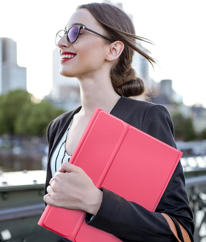 Funda con Teclado Harvopu para iPad 11" (A16) / iPad 10.ª Gen - Rosa