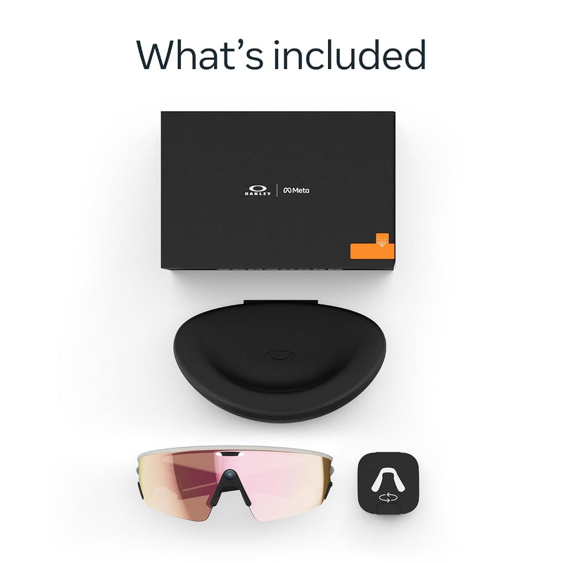 Oakley Meta Vanguard - White · Prizm Rose Gold