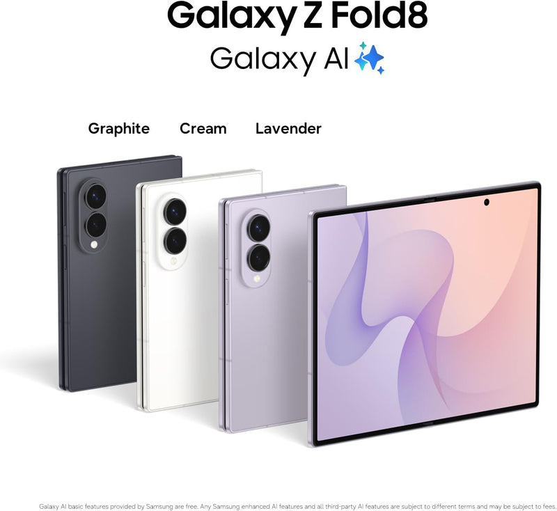 Samsung Galaxy Z Fold8 5G 256GB - Lavanda (Desbloqueado)