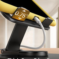 Lamicall Adjustable iPad Stand for Desk, Ultra-Slim Foldable, 360° Rotation