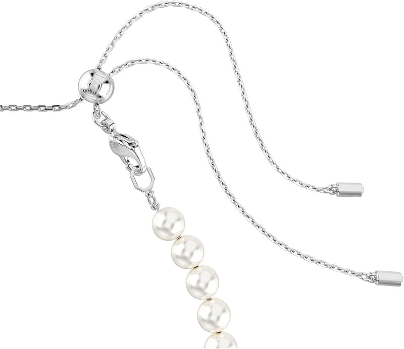Swarovski Ariana Grande Collection, Clear Crystal & Pearls, Rhodium Finish, Necklaces, Earrings and Bracelets