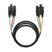 Phenyx Pro 4-Channel Balanced XLR Snake Cable 10ft PCBL-4IN1-10