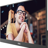 AOC 16" Portable Monitor FHD 60Hz USB-C IPS Ultra Slim Smart Cover 16T20